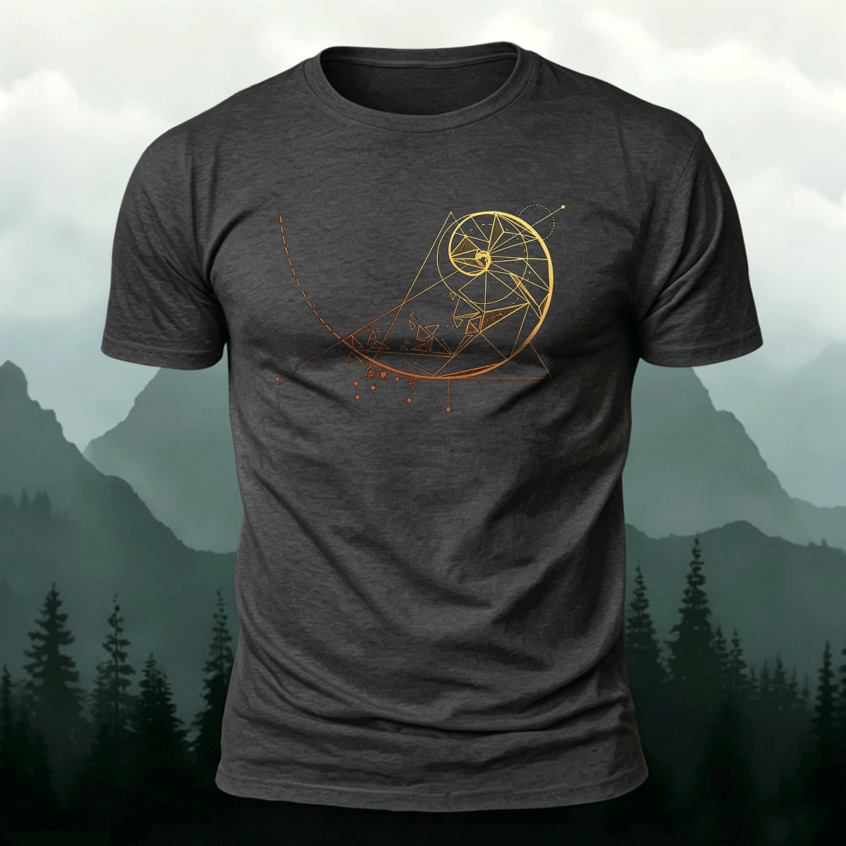 Simple Design Pattern Breathable Cotton T-shirt