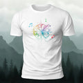Musical Note Pattern Simple Outdoor Style Casual T-Shirt