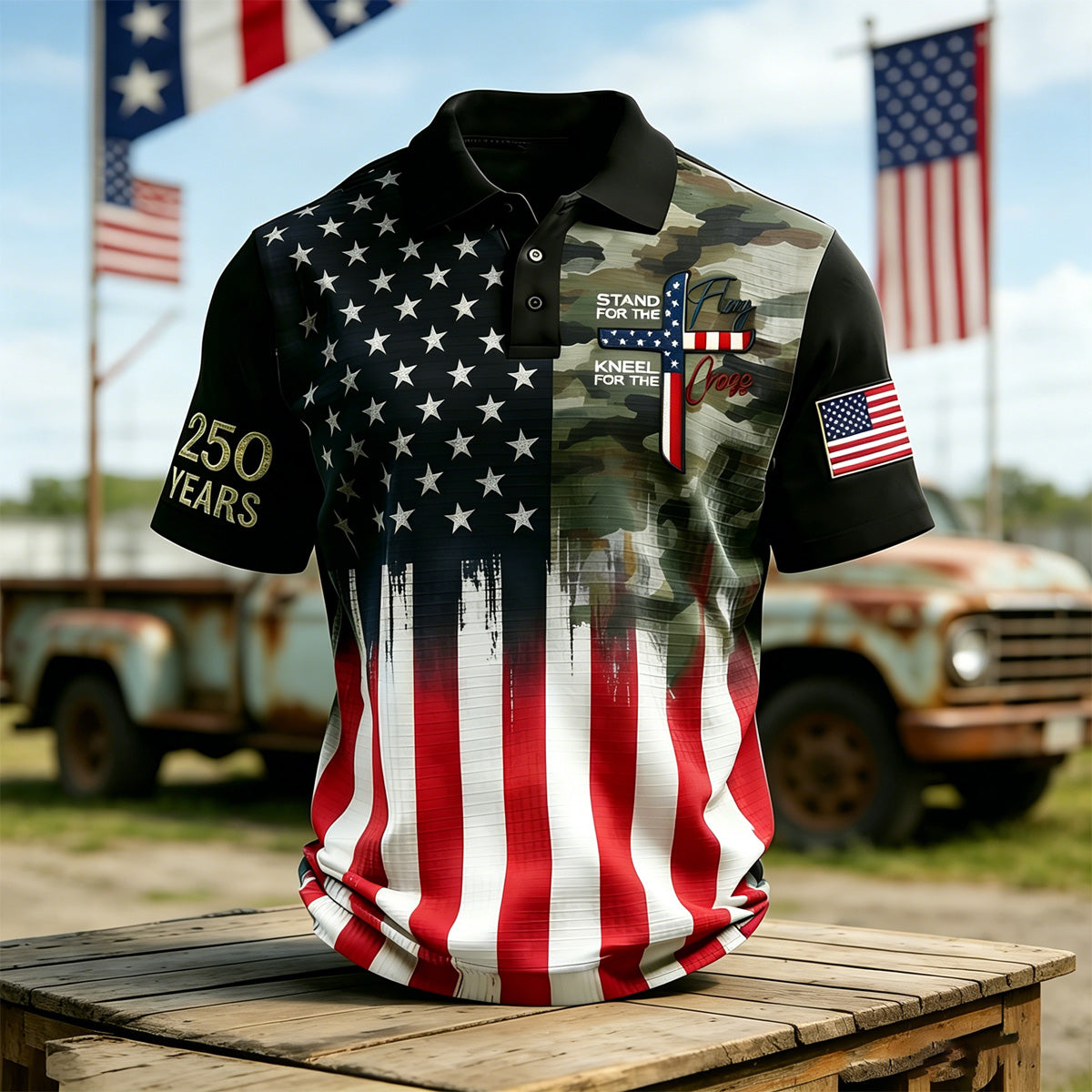Retro 250th Anniversary Workwear Style Shirt 5