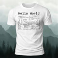 Code Print Classic Casual 100% Cotton T-shirt