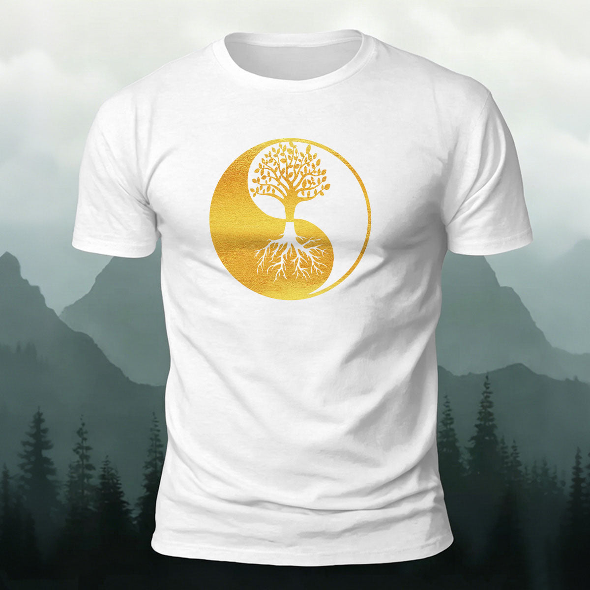 Artistic Tree Natural Leisure Breathable T-Shirt