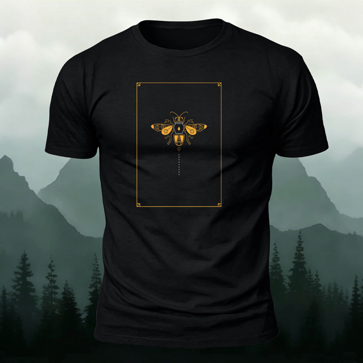 Minimalist Bee Graphic Casual Breathable T-shirt