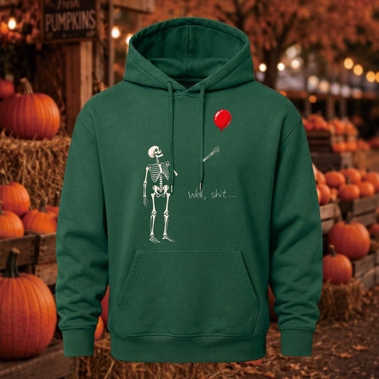 Well Shxt Skull Printed Casual Hoodie Sweatershirt