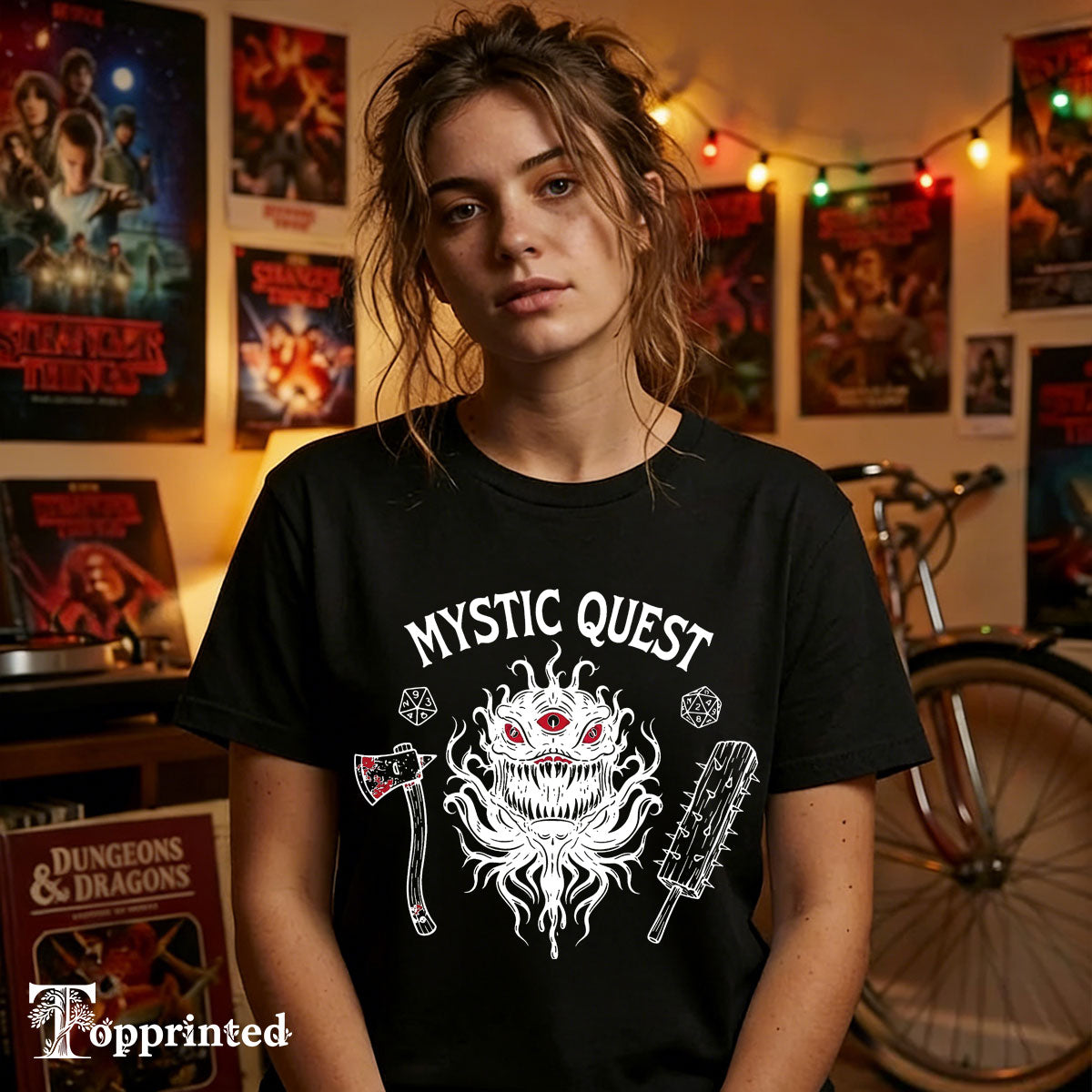 Mystic Quest Cotton Made Casual T-shirt