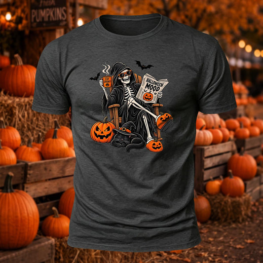 Halloween Mood Printed Short Sleeve T-Shirt
