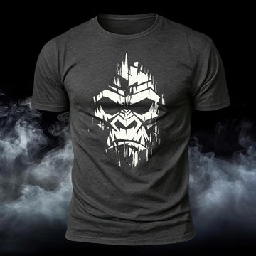 Gorilla Shadow Printed Short Sleeve T-Shirt