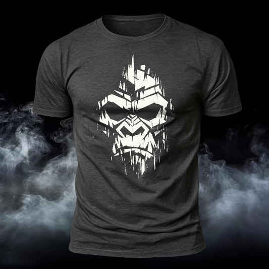 Gorilla Shadow Printed Short Sleeve T-Shirt