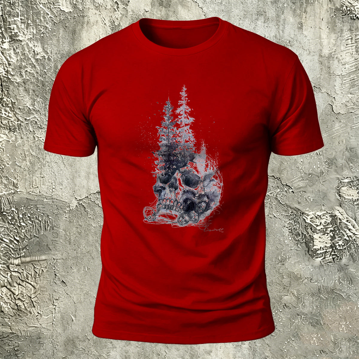 Creative Skull Graphic Casual Premium Cotton T-Shirt