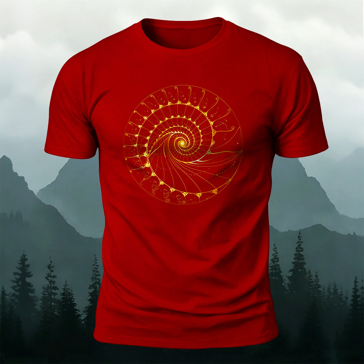 Combed Cotton Artistic Stripe Print Casual T-Shirt