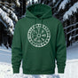 Viking Totem Circle Printed Hoodie Sweatshirt