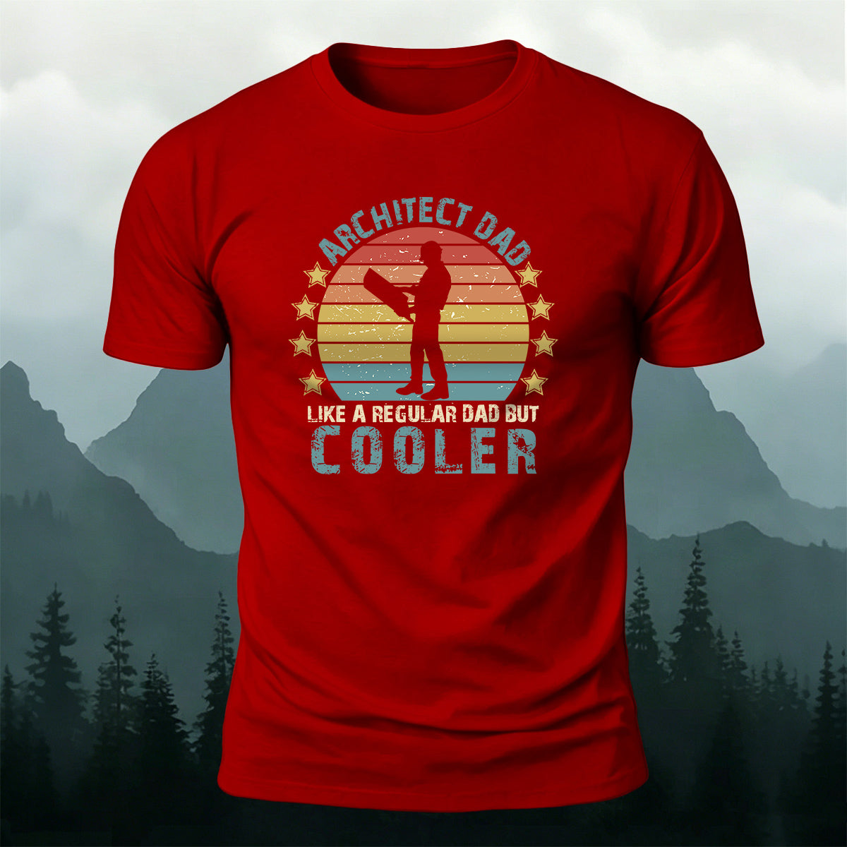 Cotton Workers Silhouette Casual Versatile T-Shirt