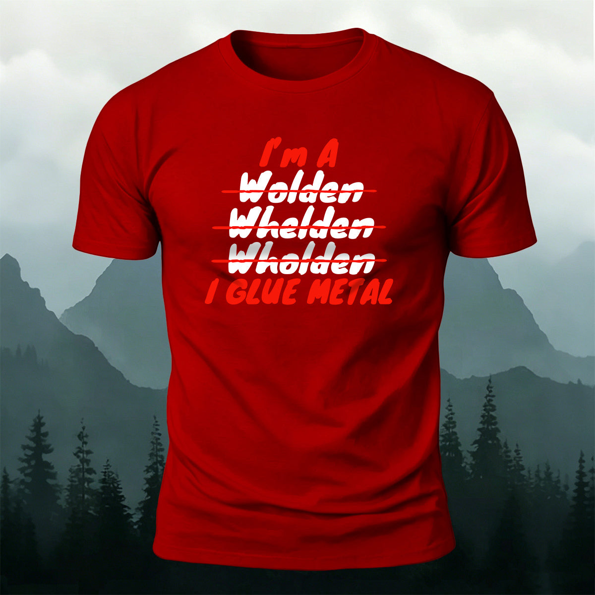Cotton Wage Worker Welder Fun Slogan Casual Tee