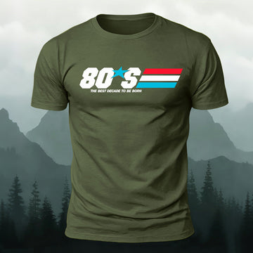 Combed Cotton 80s The Best Decade Casual T-Shirt