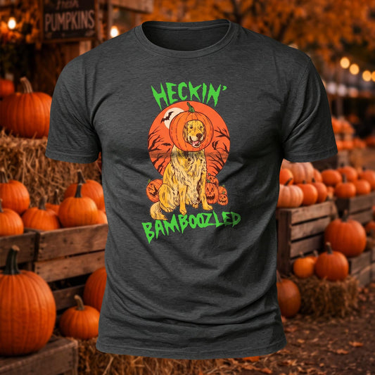 Halloween Heckin Bamboozled Printed Short Sleeve T-Shirt