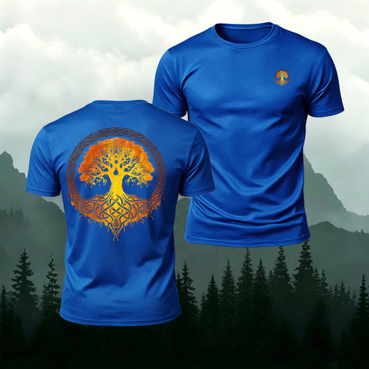 Art Tree Graphic Fashion 100% Cotton T-Shirt