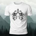 Lush Branches Lung Pattern Skin-friendly Cotton T-shirt