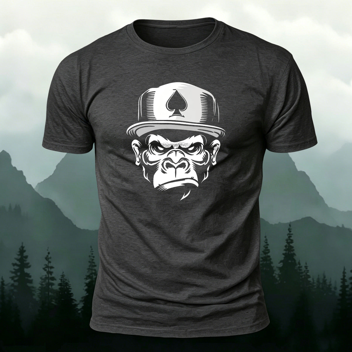 Cool Monkey Print Stylish Breathable T-shirt