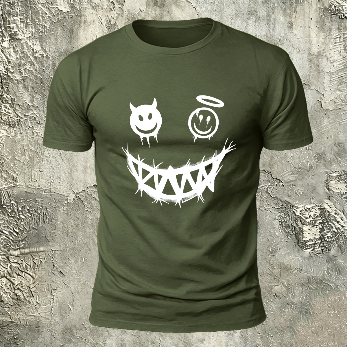 Quirky Expression Street Fashion Casual Breathable Tee