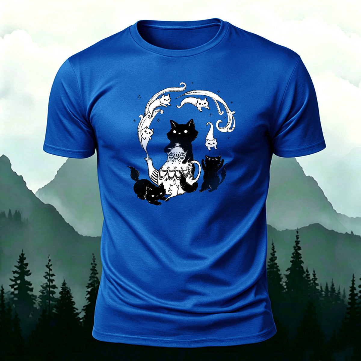 Fun Animal Pattern Simple Casual Premium Cotton Tee