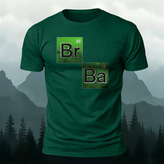 100% Cotton Minimalist Chemical Element Casual Tee