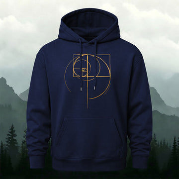 Cotton Blend Geometric Print Casual Versatile Hoodie