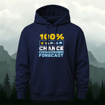 Cotton 100% OF ME TELLING YOU THE FORECAST Hoodie