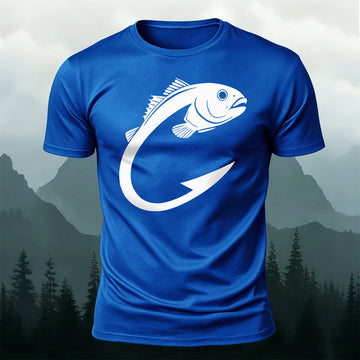 Premium Cotton Minimalist Bluegill Sunfish Outdoor T-Shirt