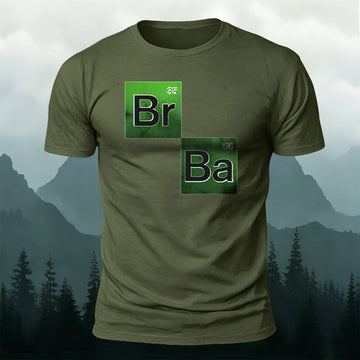 100% Cotton Minimalist Chemical Element Casual Tee
