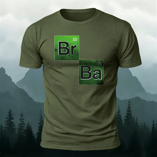 100% Cotton Minimalist Chemical Element Casual Tee