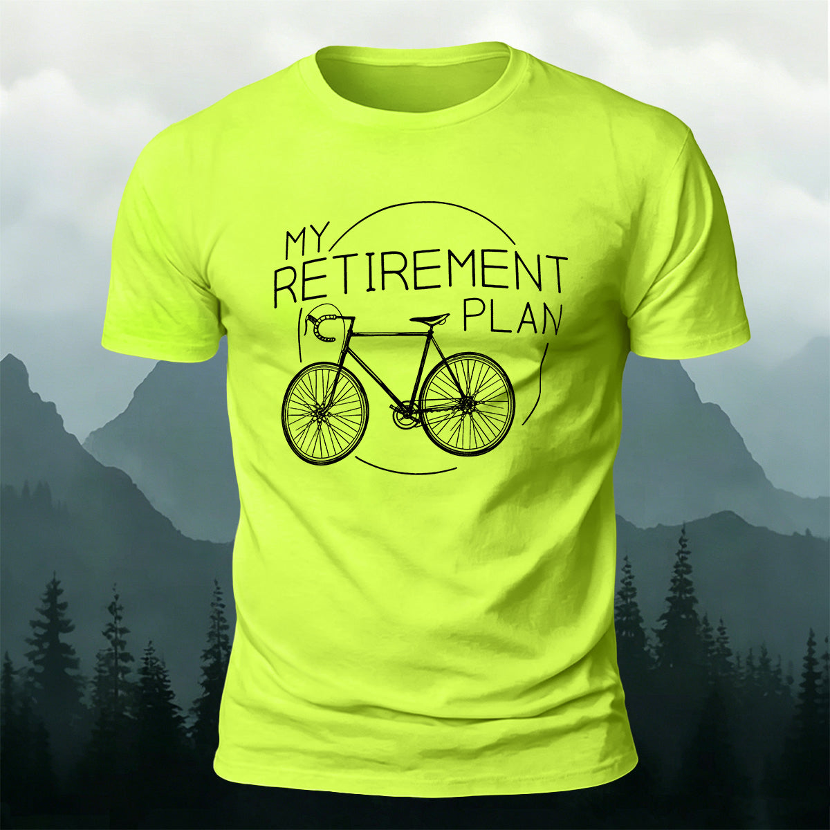 Cycling Plan Printed Casual Breathable T-Shirt