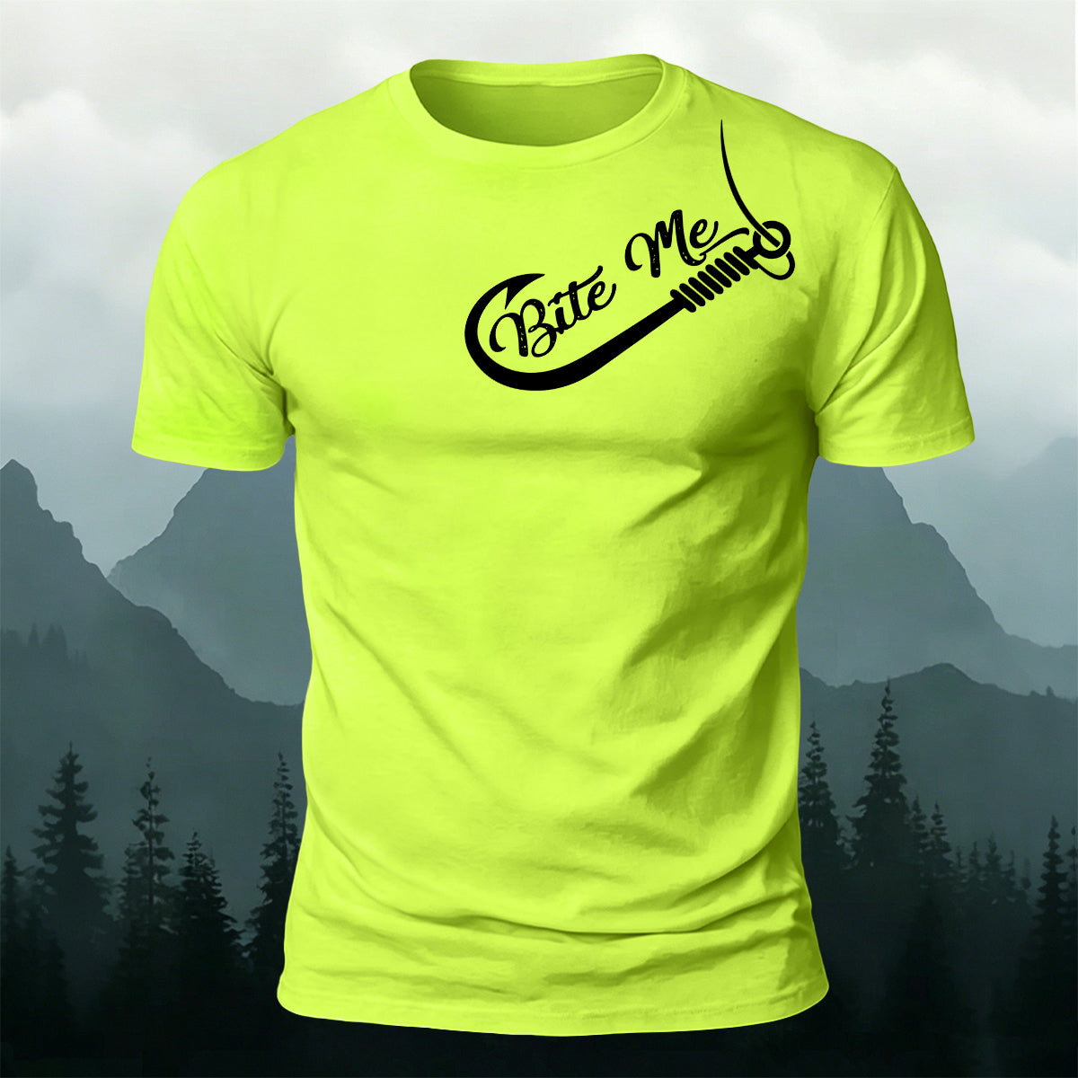 Scimitar Silhouette Print Versatile 100% Cotton T-Shirt