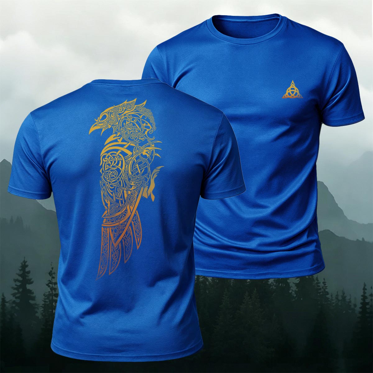 Nordic Mythology Art Graphic Street Style Breathable Tee
