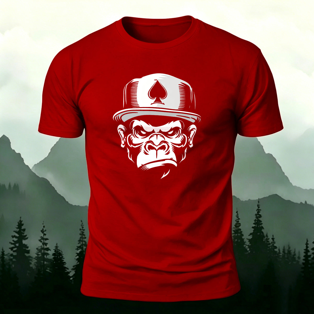 Cool Monkey Print Stylish Breathable T-shirt