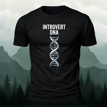 100% Cotton Introvert By Birth Print Casual T-Shirt