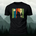 Artistic Rock Climbing Print Casual Outdoor Cotton T-Shirt