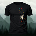 Rock Climbing Print Outdoor Cotton T-Shirt