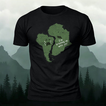 Premium Cotton Funny Continental Drift Break Up Casual Tee