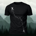 Climbing Route Simple Casual Skin-Friendly T-Shirt
