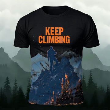 Keep Climbing Comfortable Casual T-Shirt