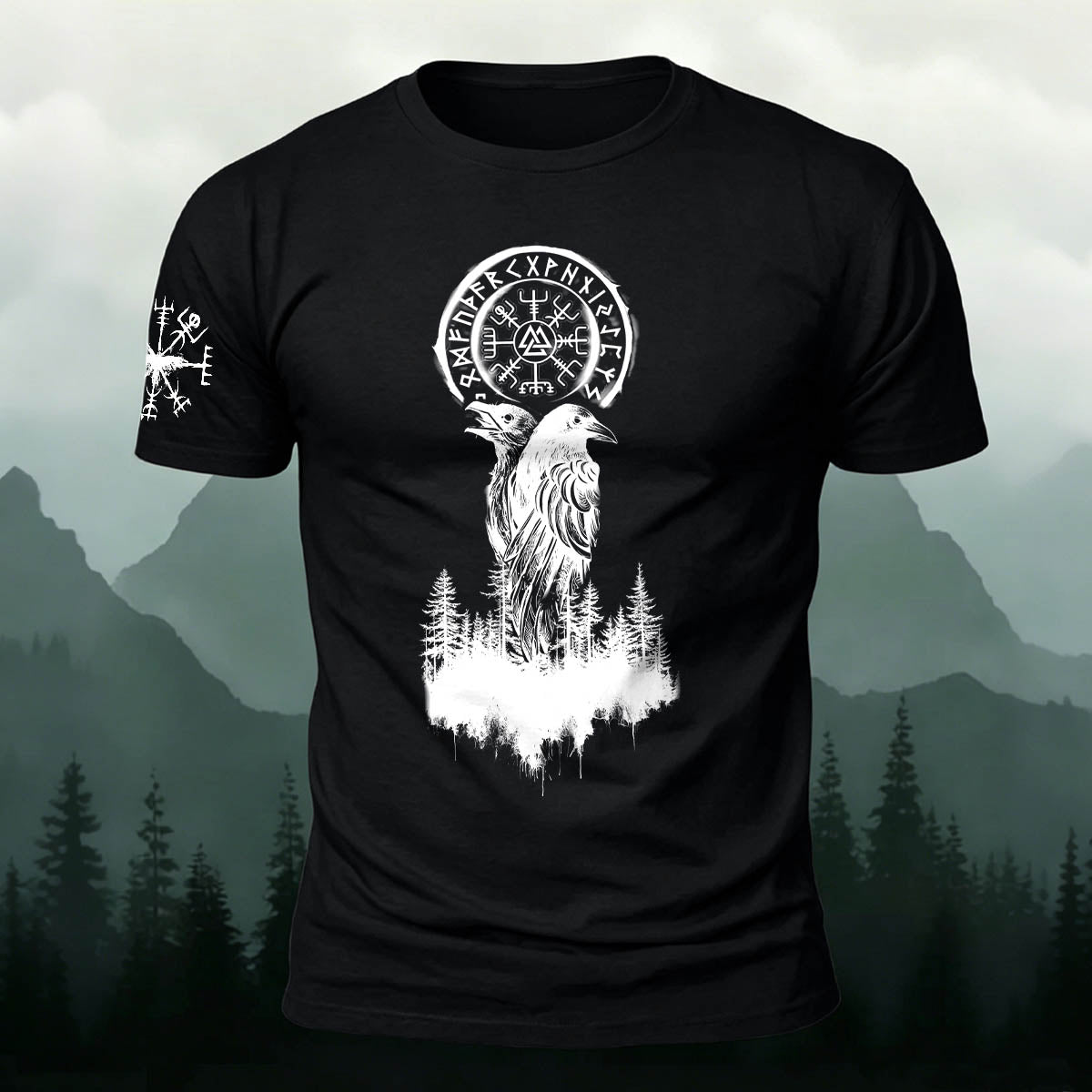 Tribal Eagle Totem Casual Cotton T-Shirt