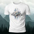 Mountain Colorful Line Outdoor Leisure Breathable T-Shirt