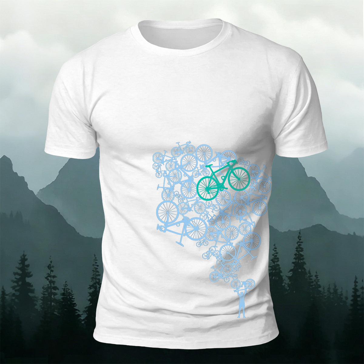 Cycling Graphic Trend Casual Breathable T-Shirt