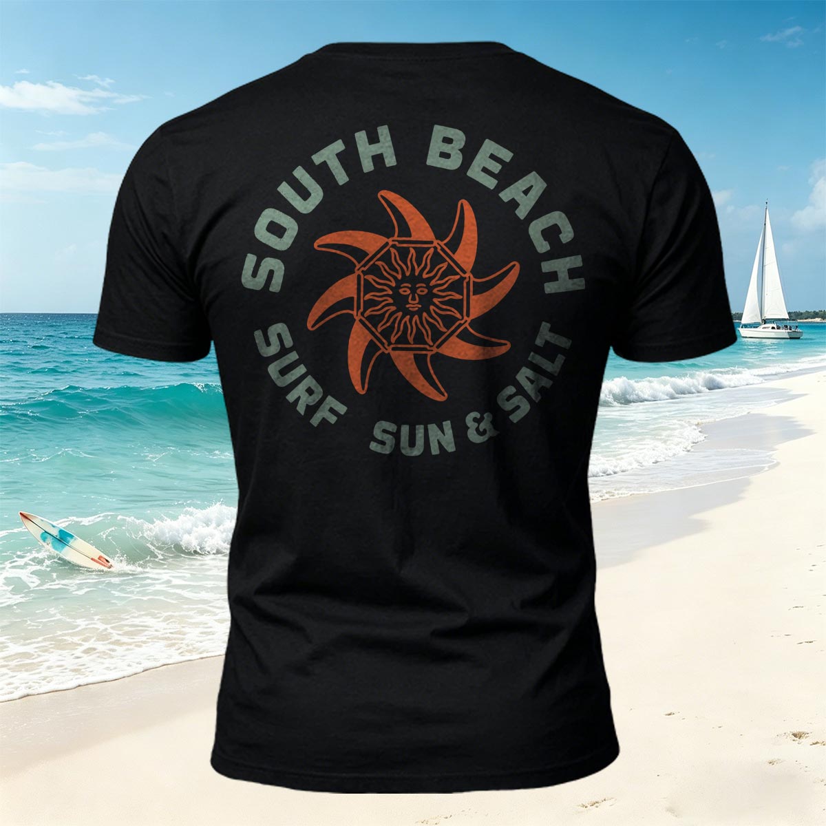 Sun Element 100% Cotton Casual Resort T-Shirt