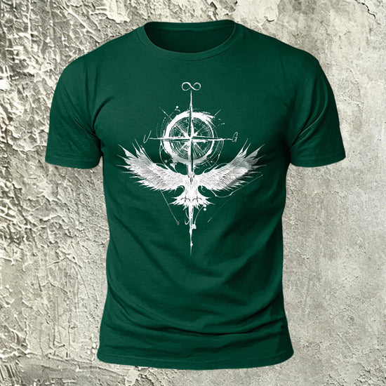 Nautical Pattern Trend Casual Skin-friendly T-shirt DGE