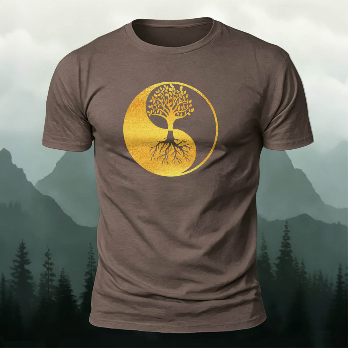 Artistic Tree Natural Leisure Breathable T-Shirt