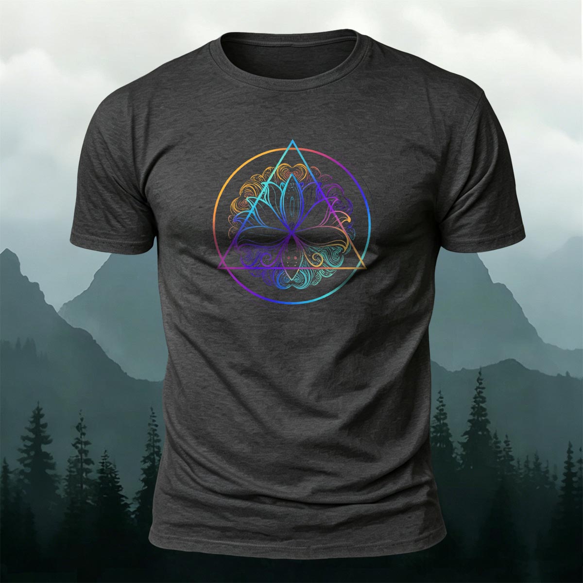 Colorful Pattern Fashion Casual Soft Cotton T-Shirt