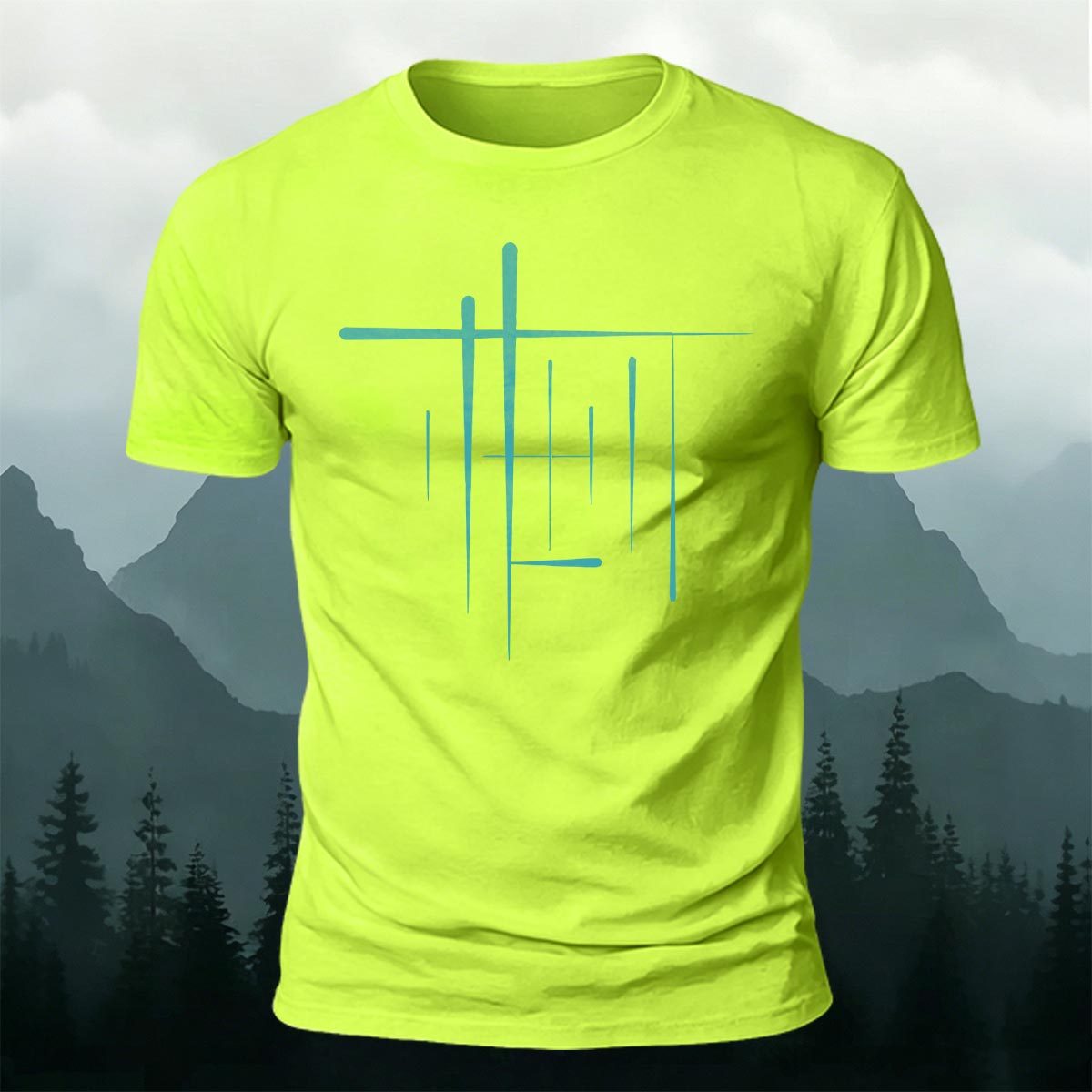 Simple Graphic Classic Premium Cotton Casual T-Shirt