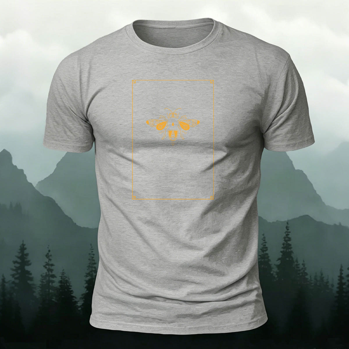 Minimalist Bee Graphic Casual Breathable T-shirt