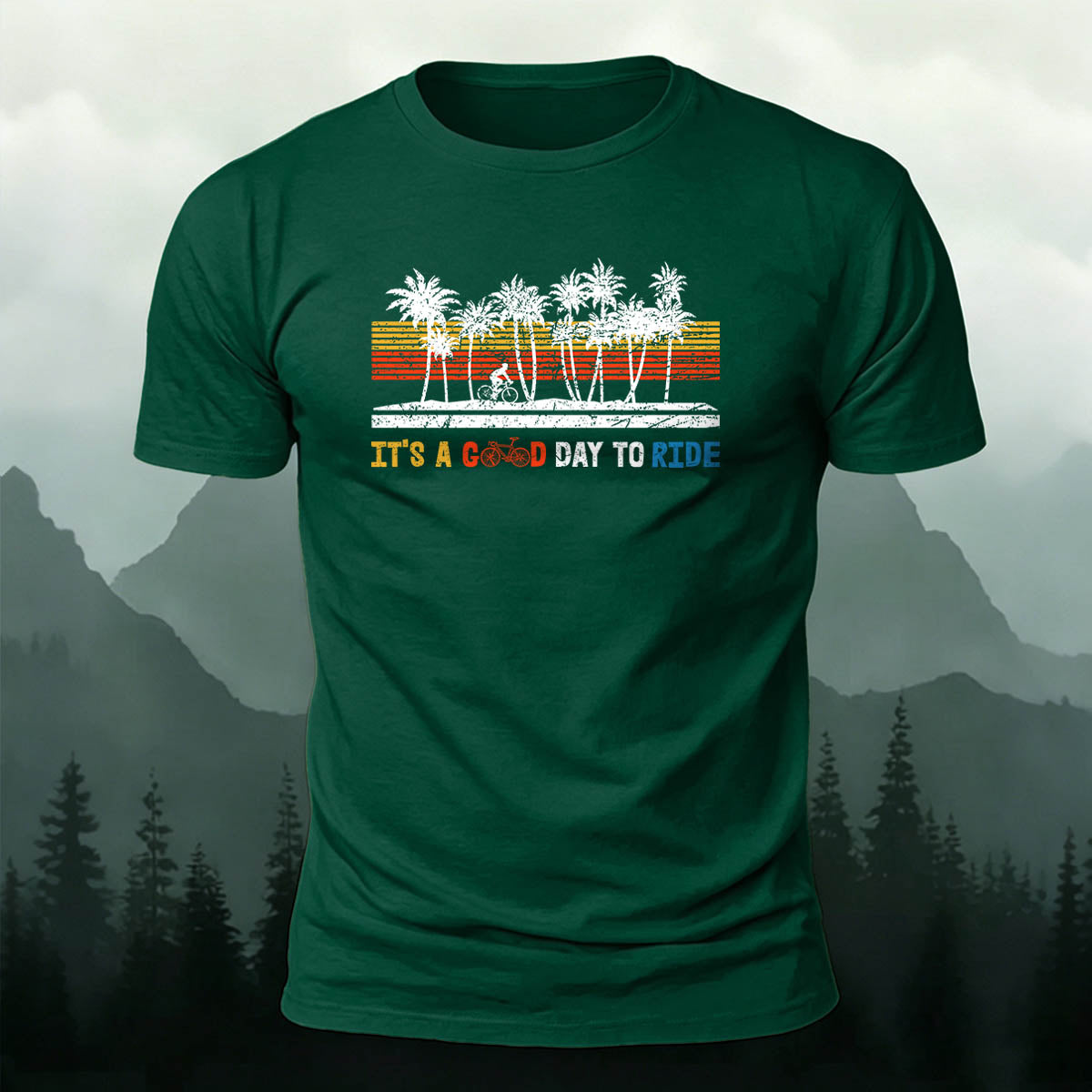 Combed Cotton Outdoor Cycling Printed T-Shirt