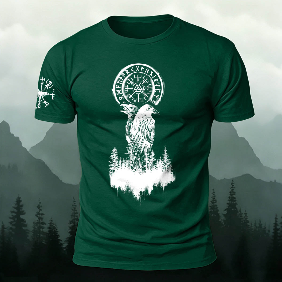 Tribal Eagle Totem Casual Cotton T-Shirt